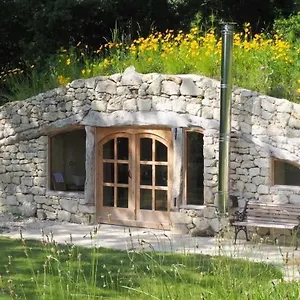Maison Terre Les De Fallot - Sauna Bain-froid Piscine Naturelle L'isle-Bouzon